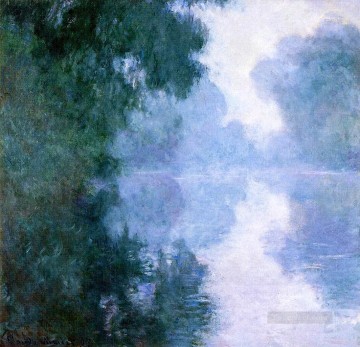  Fog Works - Arm of the Seine near Giverny in the Fog II Claude Monet Landscape